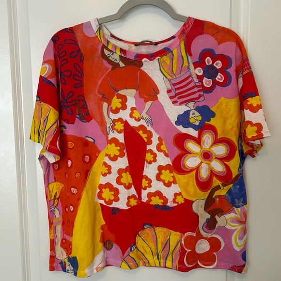 Zara Tops - Zara Printed Shirt